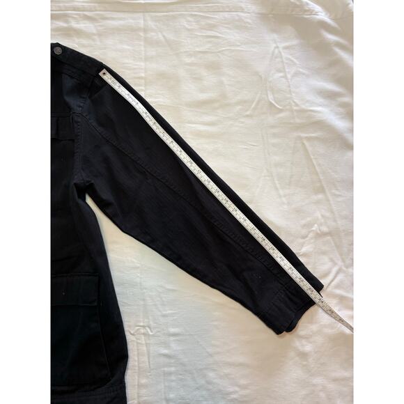 Shawn White Boys/Teen Large Utility/Barn Jacket Black Pockets Covered Zipper - Picture 7 of 9